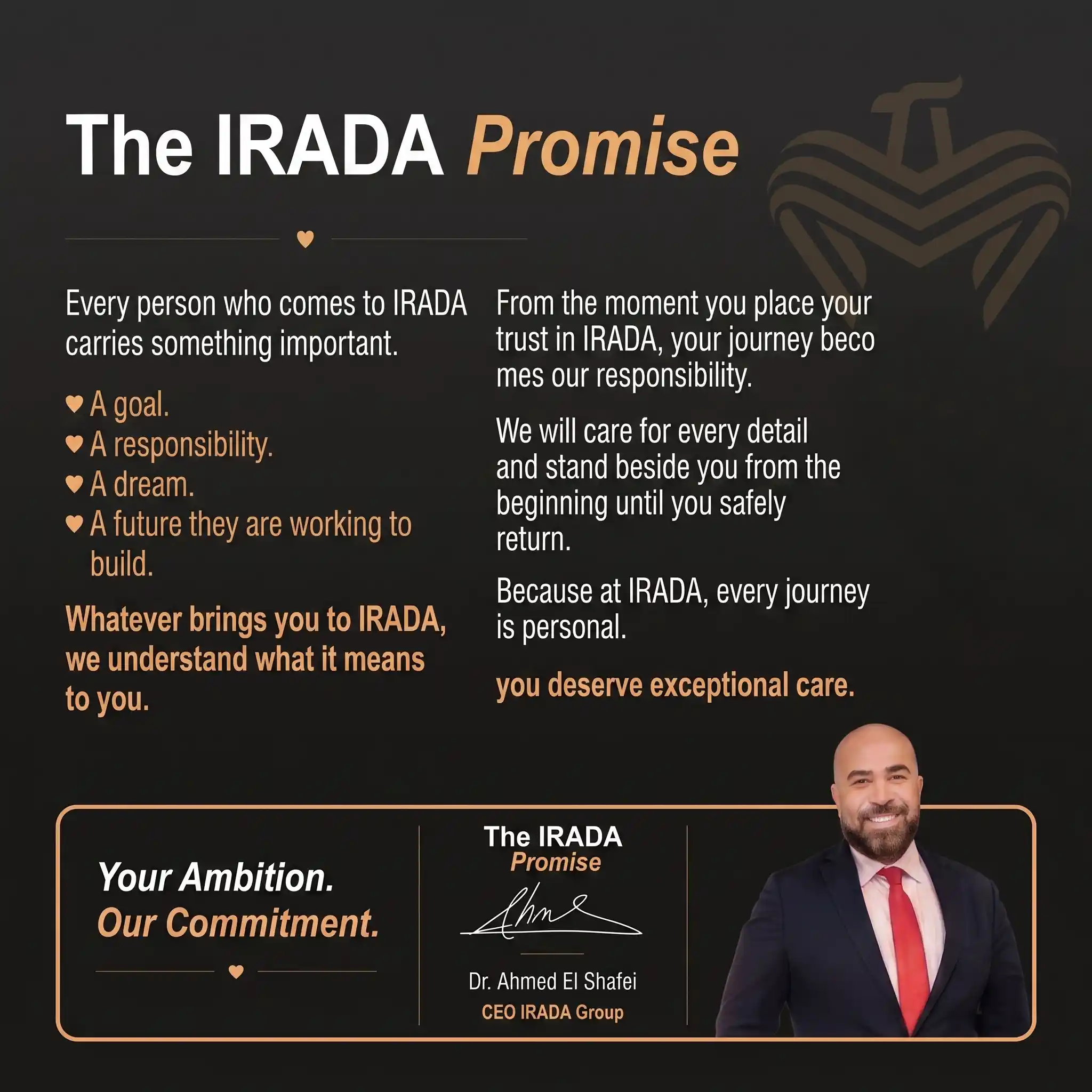 A Word From Our CEO — IRADA Events